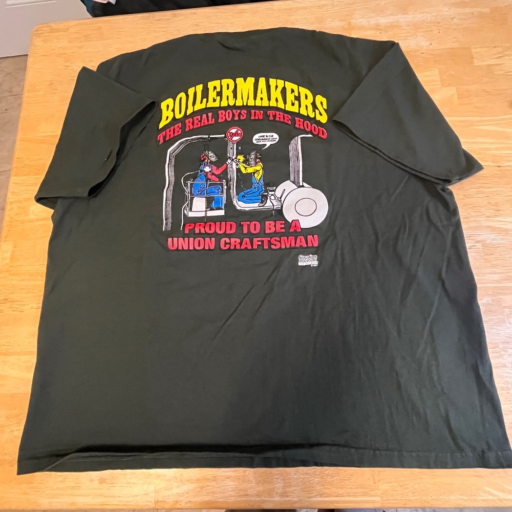 Vintage 1997 Boilermakers Tshirt 2XL “The Real Boys In The Hood” Union USA